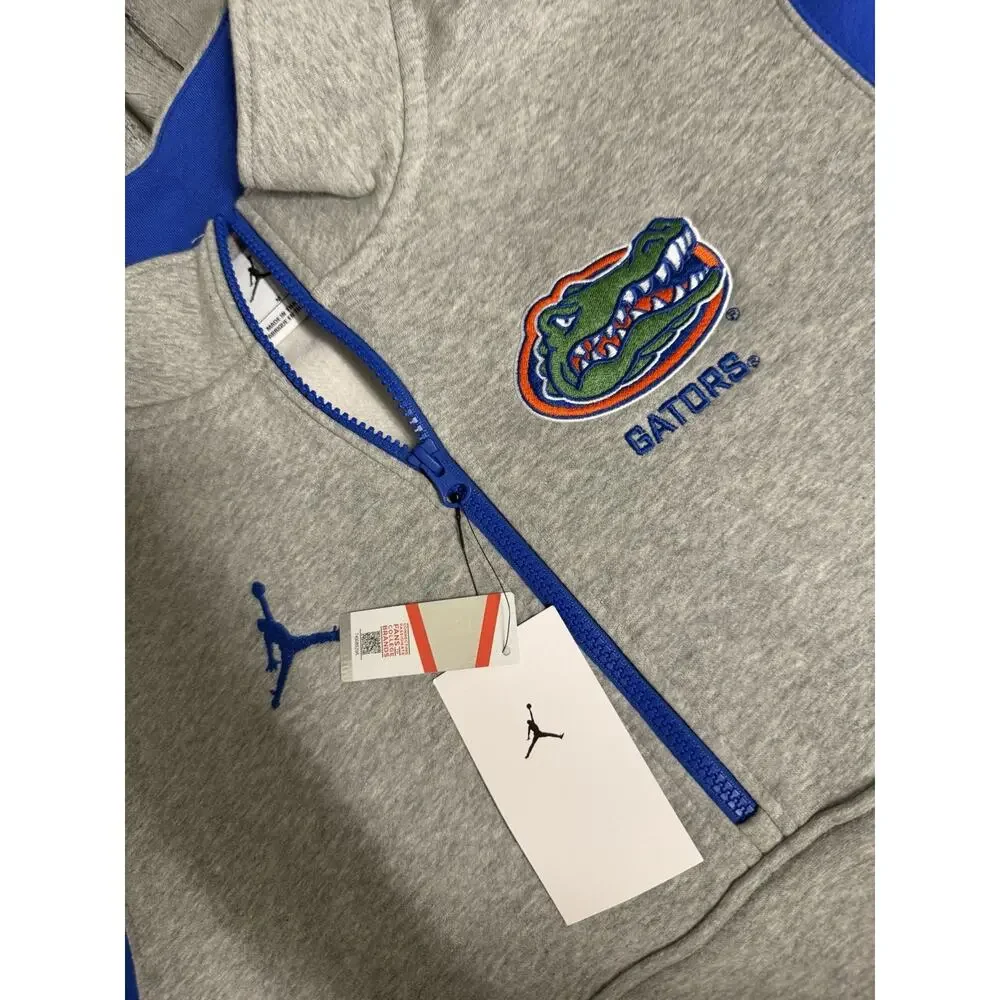 NWT Men's Nike Jordan Florida Gators Club Fleece Half-Zip Pullover Sz Medium
